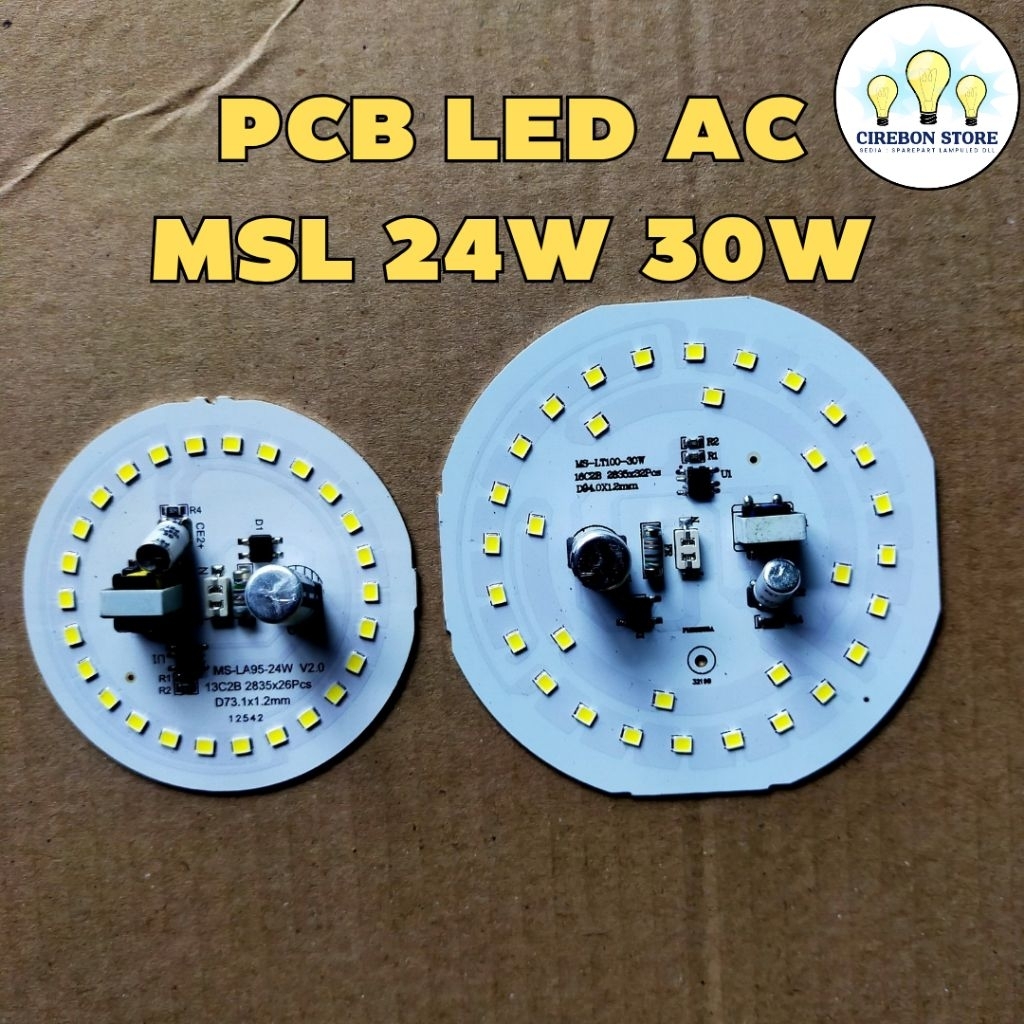 PCB LAMPU LED AC MSL 24 30 WATT / MESIN LAMPU LED