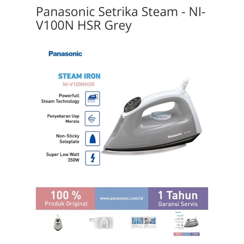 panasonic setrika uap