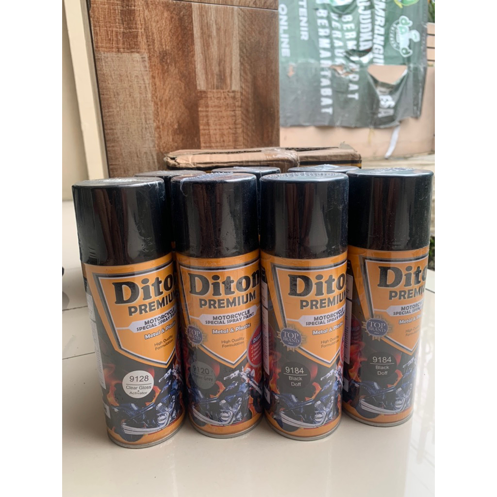 Diton premium. pilok|pilox diton baru. Hitam ,primey grey, clear