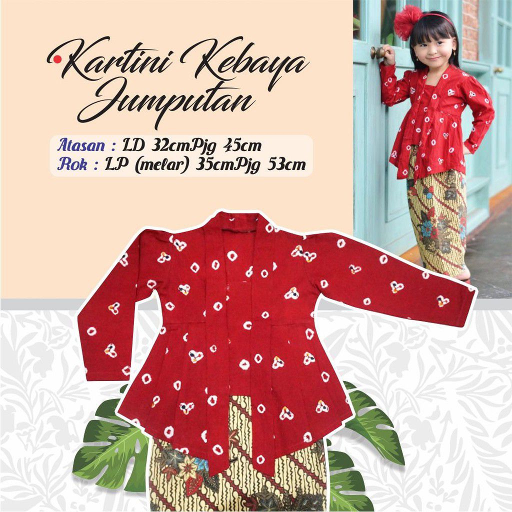 PRELOVED KEBAYA BLUDRU KEBAYA JUMPUTAN ANAK TK
