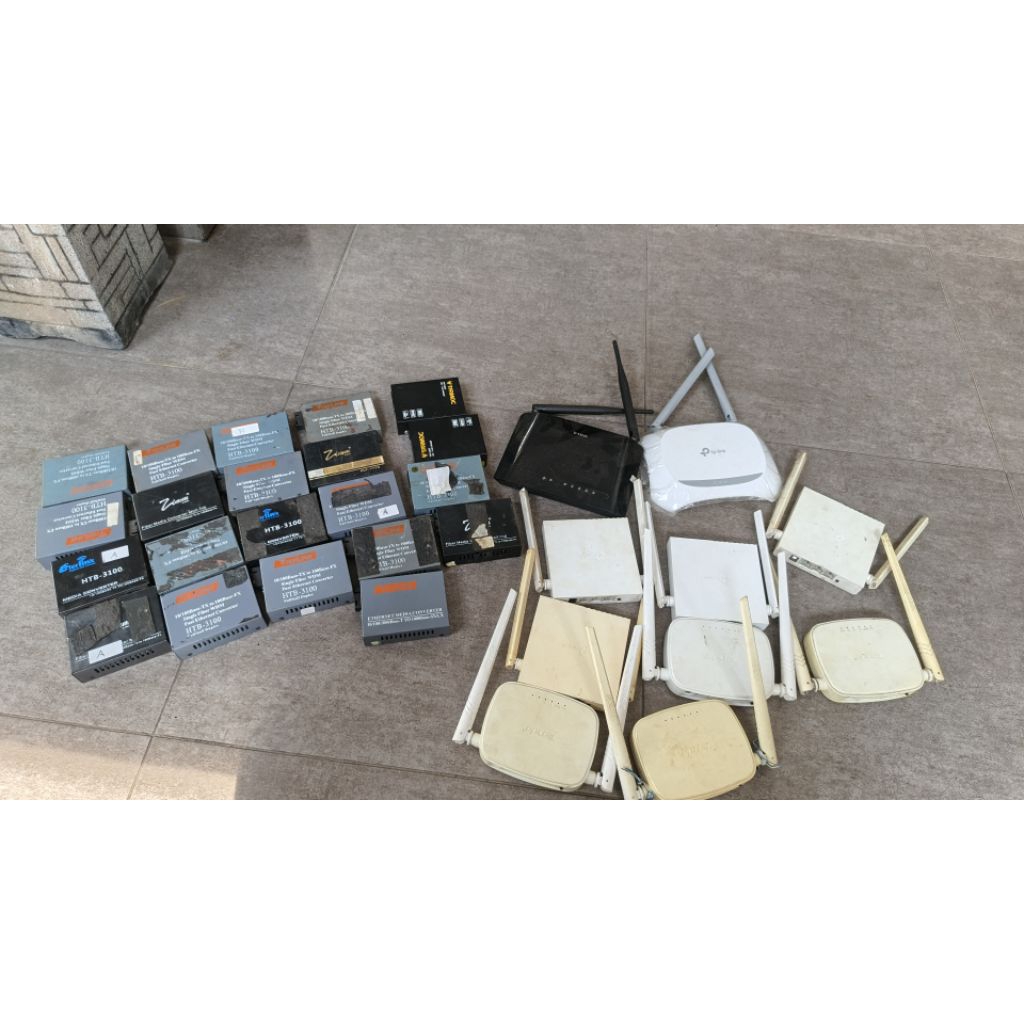 Htb media converter bekas migrasi OLT