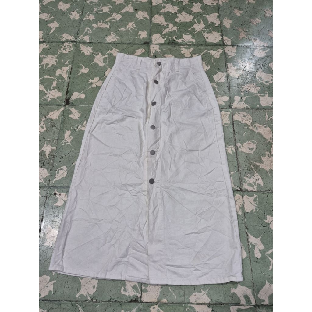 Rok Jeans Uniqlo White(25)