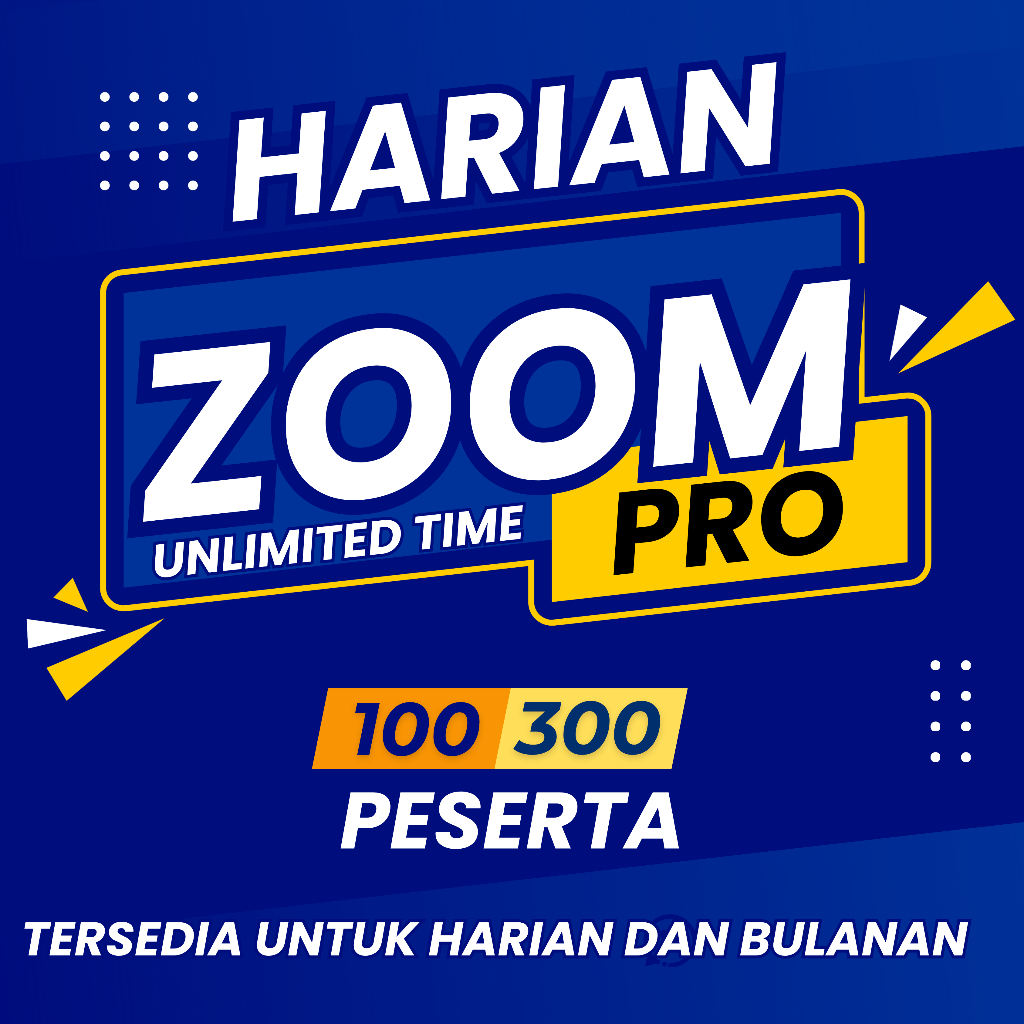 Sewa Zoom 100/300 Peserta 1 Hari