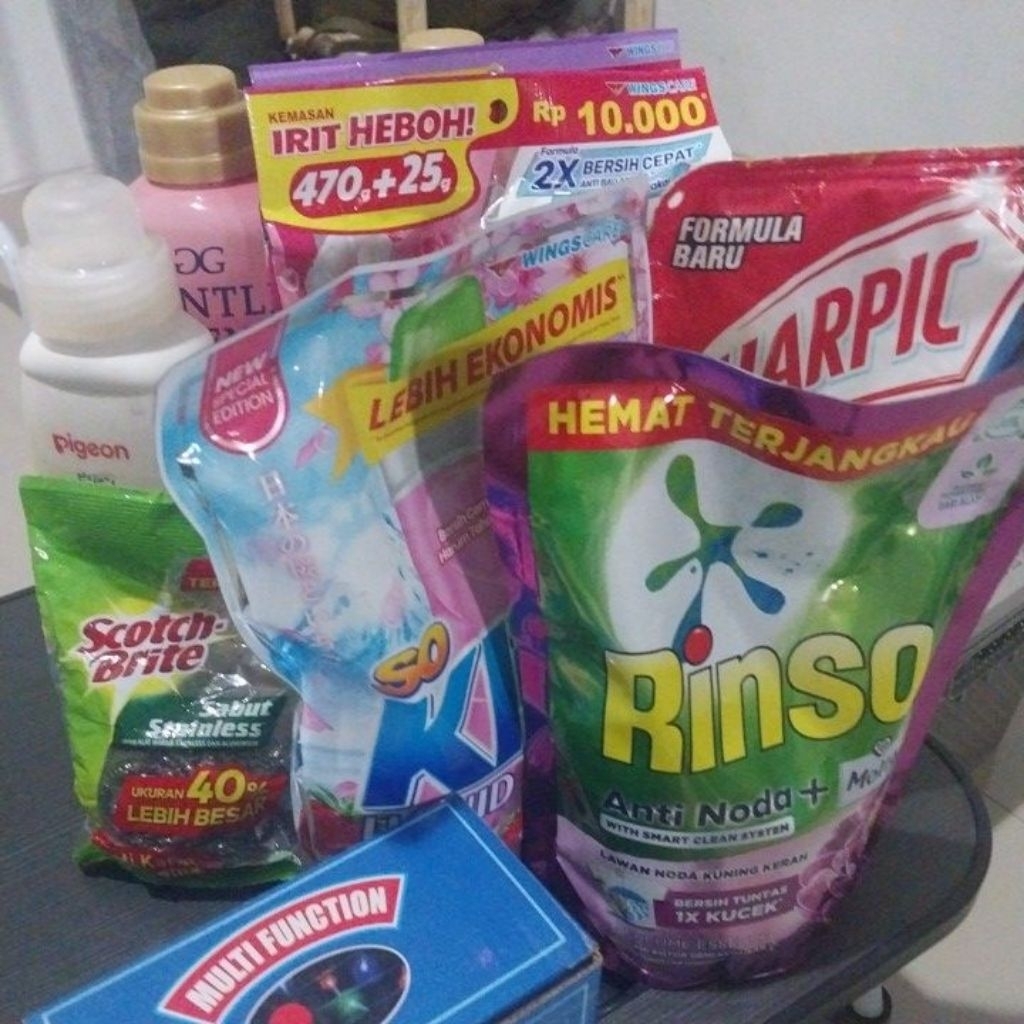 OBRAL RINSO/SOKLIN/DAIA/HARPIC/MOLTO/DOWNY/GENTLE GEN