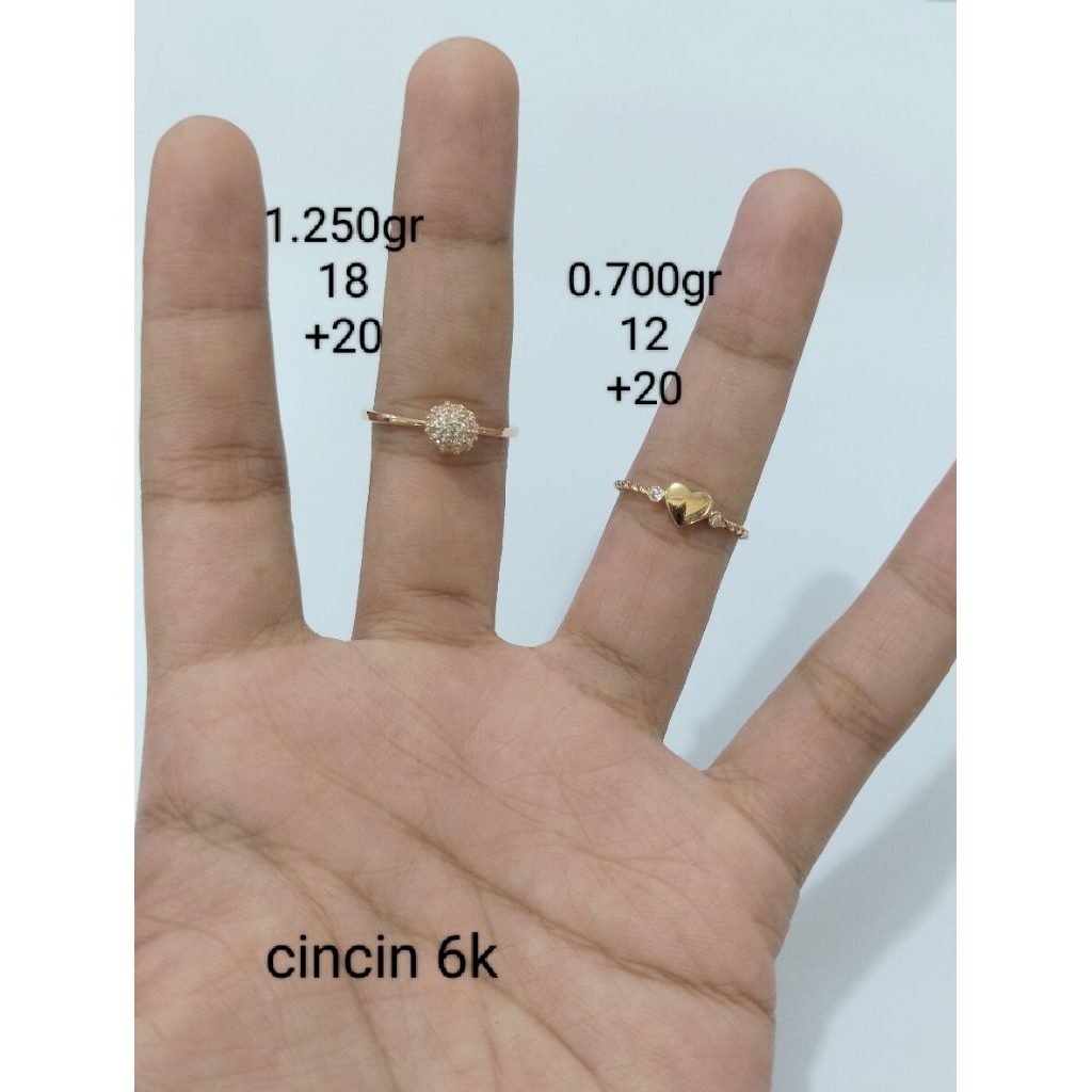 cincin emas 6 karat