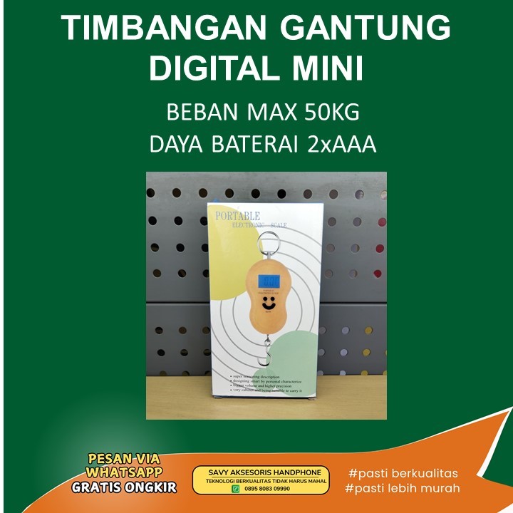 TIMBANGAN GANTUNG DIGITAL MINI