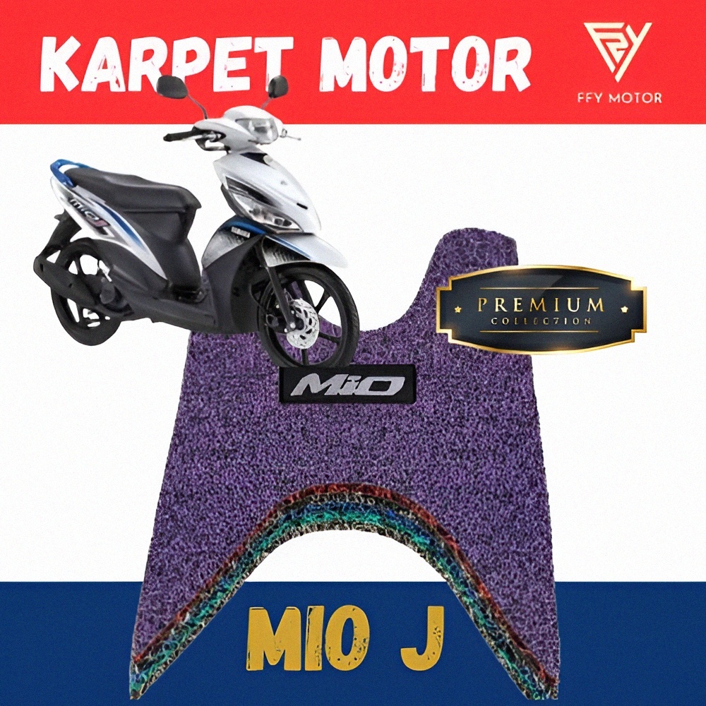 Karpet Motor Mio J Premium, Karpet Mie Mio, Pijakan Kaki Mio