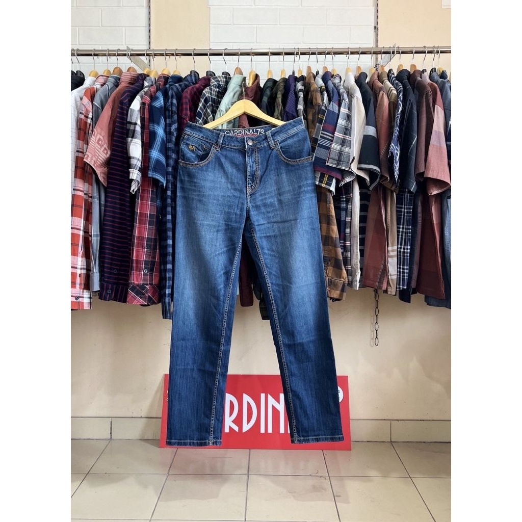 (COD) BEST SELLERS TERMURAH CELANA PANJANG JEANS CASUAL PRIA CARDINAL ORIGINAL MALL QUALITY REGULER 