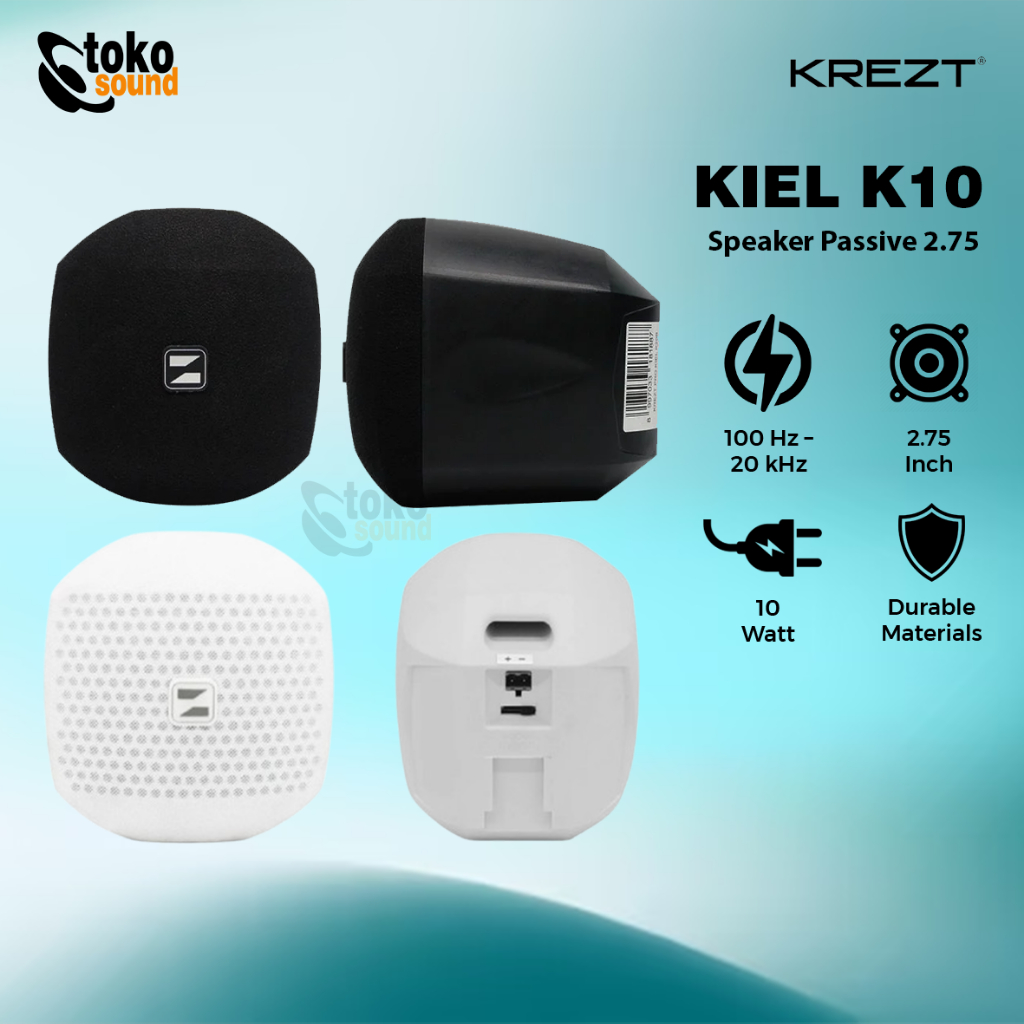 Krezt Pro Kiel K10 -  2.75 Inch Speaker Satelit Passive