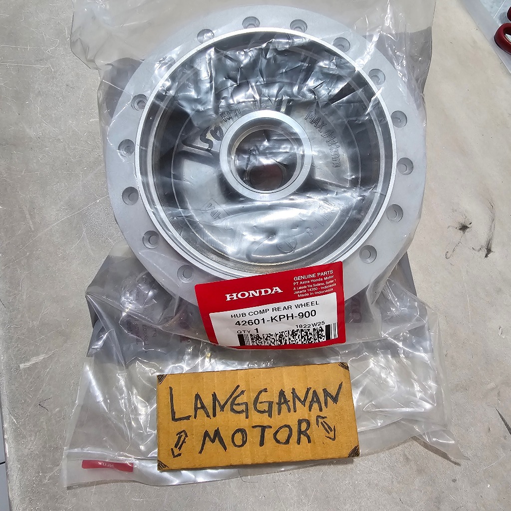 TROMOL REM BELAKANG SUPRA X 125 KARISMA REVO FI REVO OLD 42601KPH900 ORI AHM