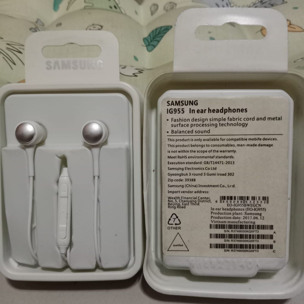 Handsfree Headset samsung barang baru stok lama
