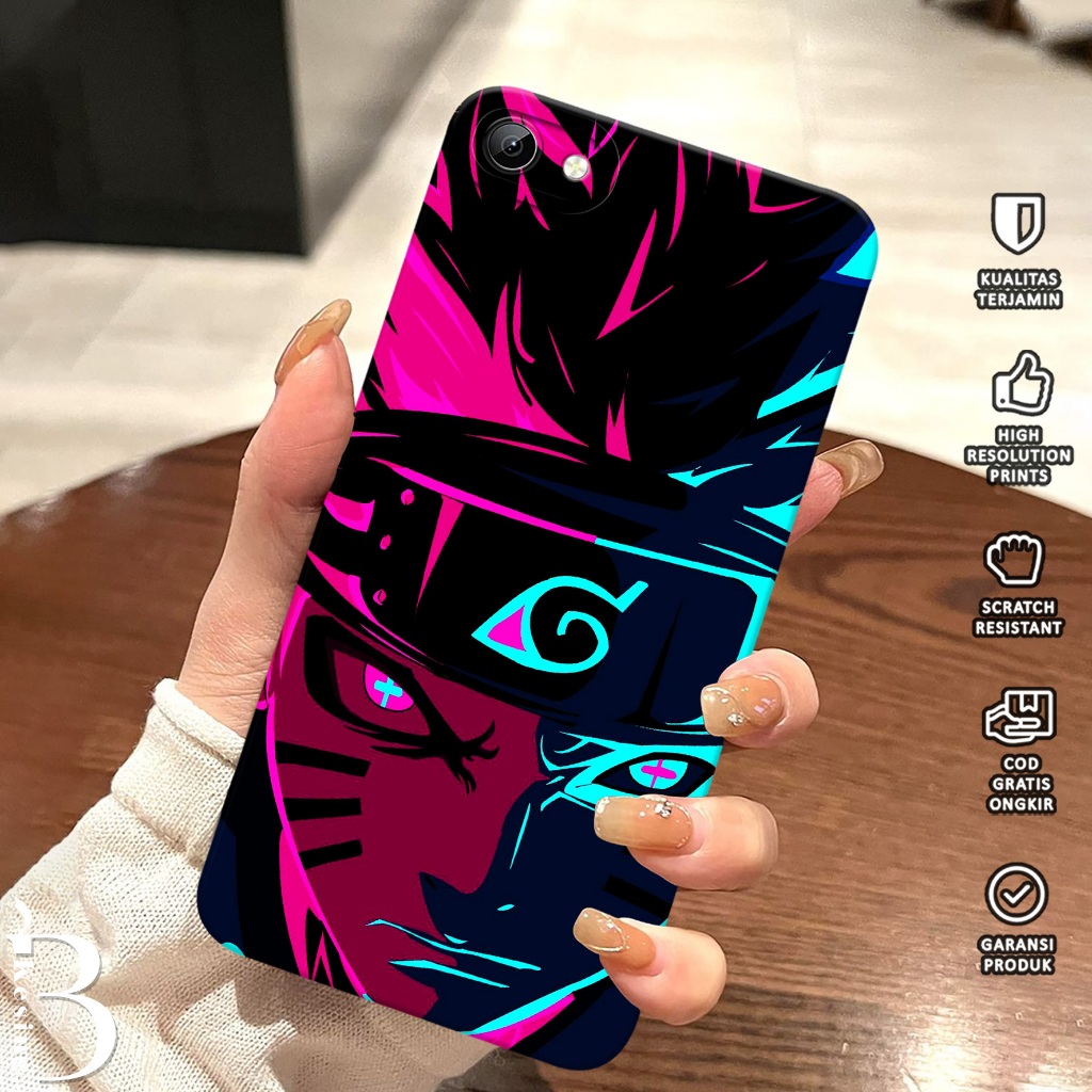 Case For Vivo 1724 - Softcase Vivo 1724 [ NRUTO ] - Cassing Hp Wanita / Pria - Silikon Hp - Case Ter
