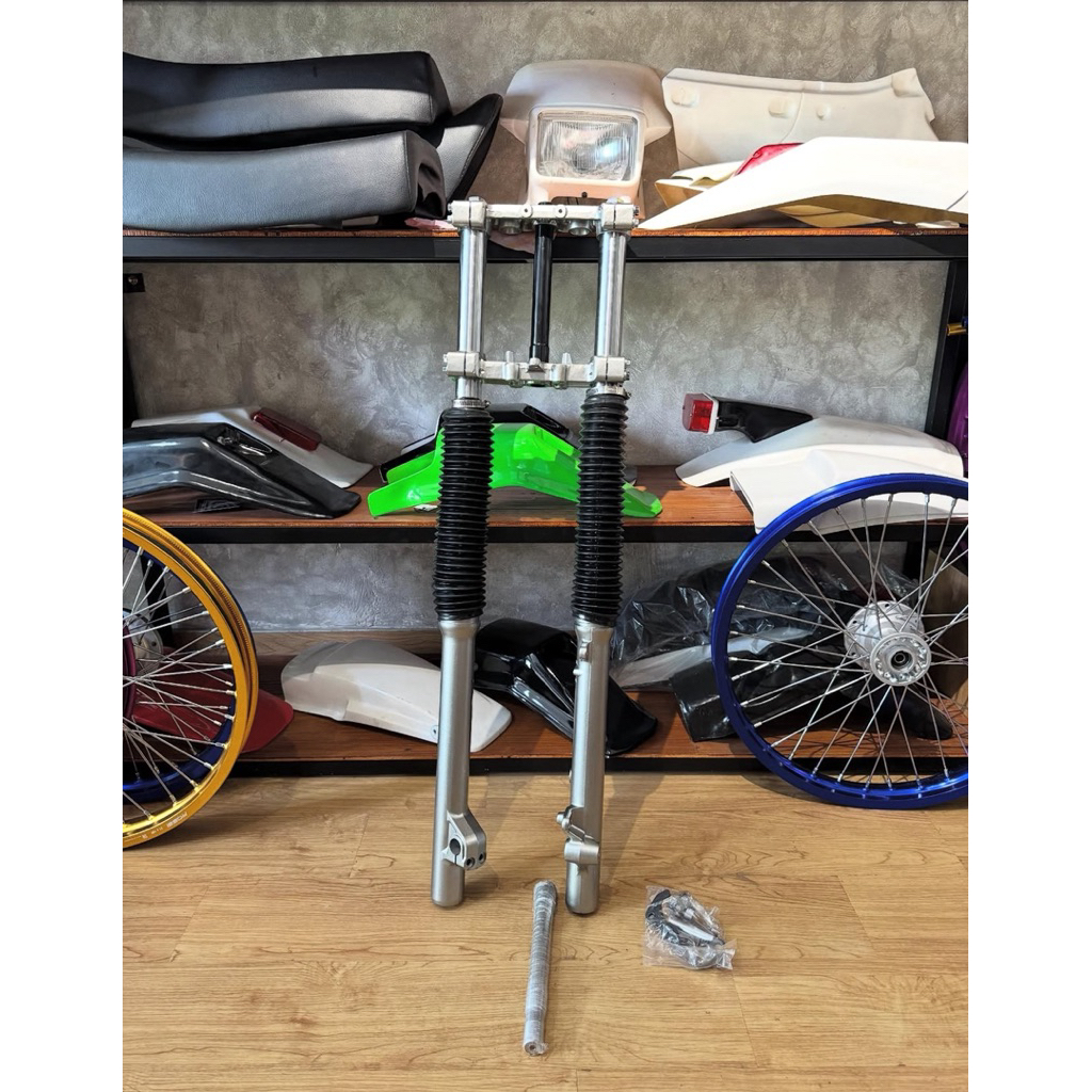 Tele Shock depan klx 230 supercopy