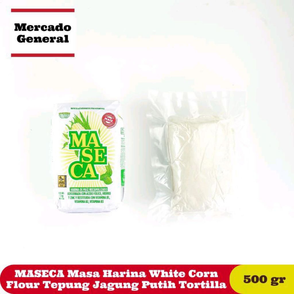 MASECA Masa Harina 500 g White Corn Flour Tepung Jagung Putih Tortilla