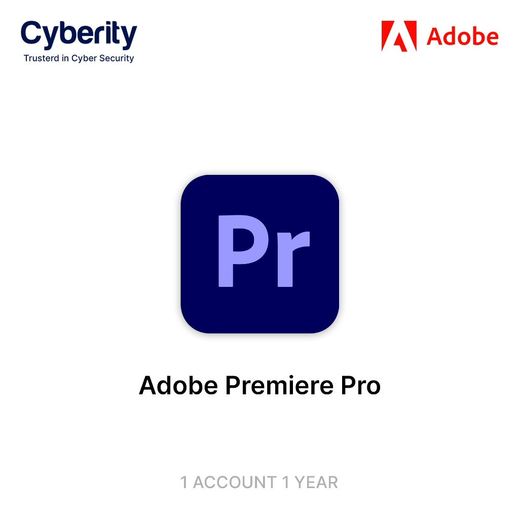 Adobe Premiere Pro Creative Cloud 1 Account 1 Tahun - Original License