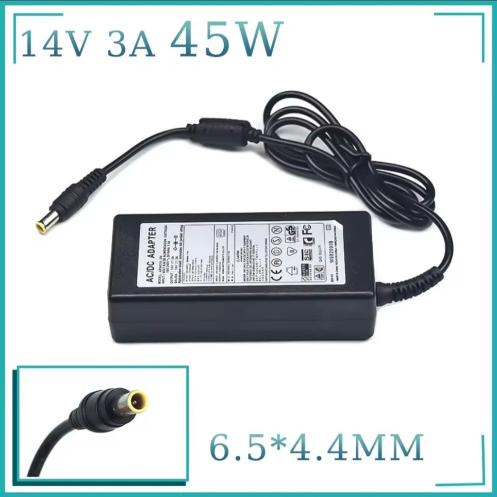 Adaptor Charger LED/LCD Monitor Samsung 15"17"18"19"20"22"23"24"27 Inch Original 14V 3A 42W