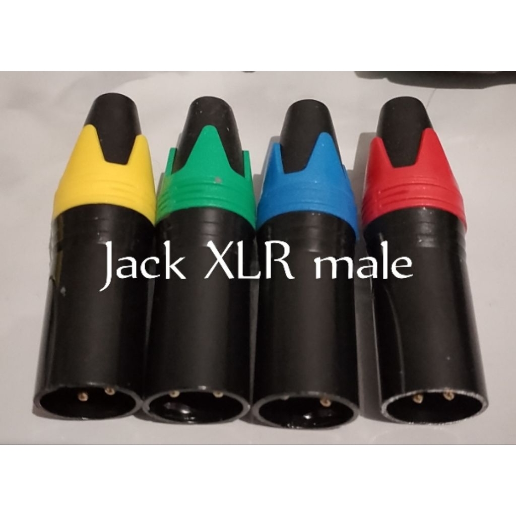 JACK XLR MALE FEMALE SEPASANG