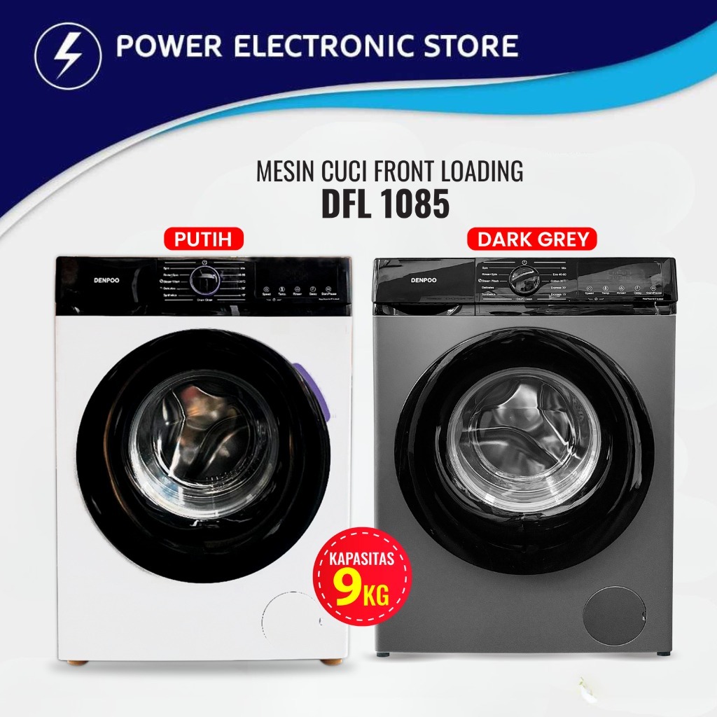 MESIN CUCI FRONT LOADING DENPOO DFL1085 9KG