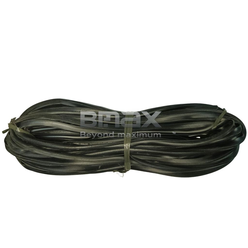 Karet C List Karet 40 Meter untuk Kusen Pintu Jendela Alumunium Hitam dan Putih Cocok untuk Kusen Pi