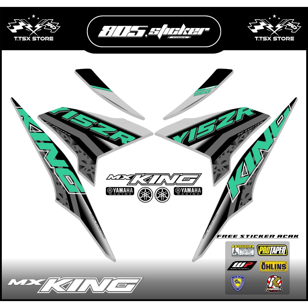 STRIPING STIKER JUPITER MX KING 150/STIKER MOTOR MX KING/STRIPING MX KING 150 Y15ZR KEREN