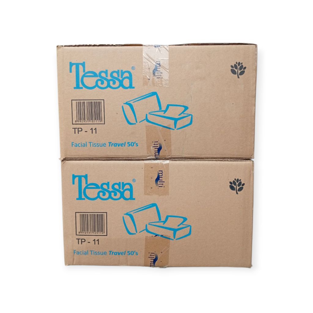 Tisu travel - tisu tessa 50 sheet 2ply (1dus)