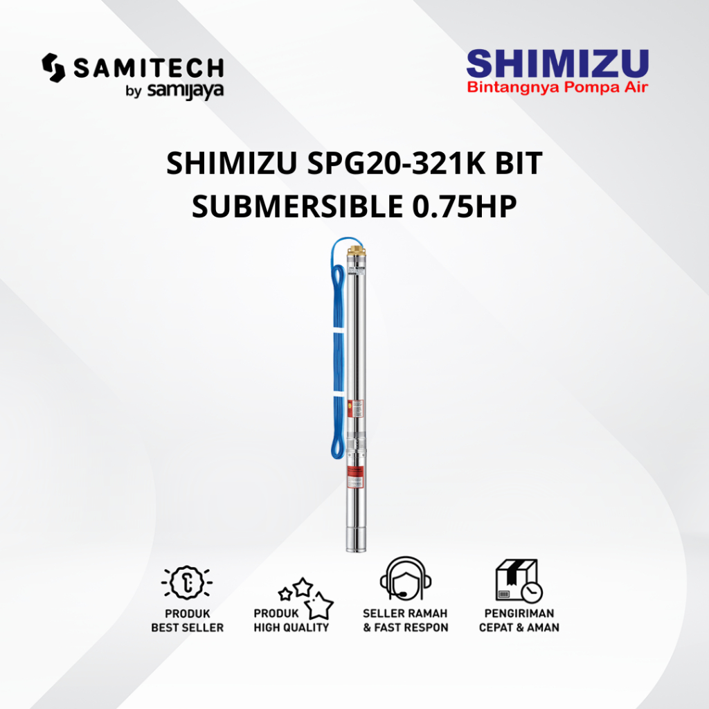 SHIMIZU SPG20-321K BIT SUBMERSIBLE 0.75HP