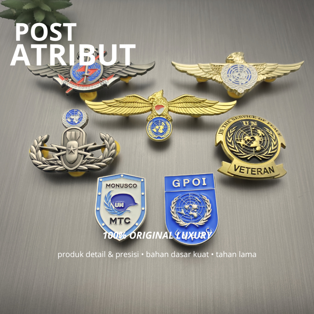 100% LUXURY Atribut PBB / Brevet Peackepeer / Brevet Jihandak / Brevet Garuda Unifil / Brevet RDB Mo