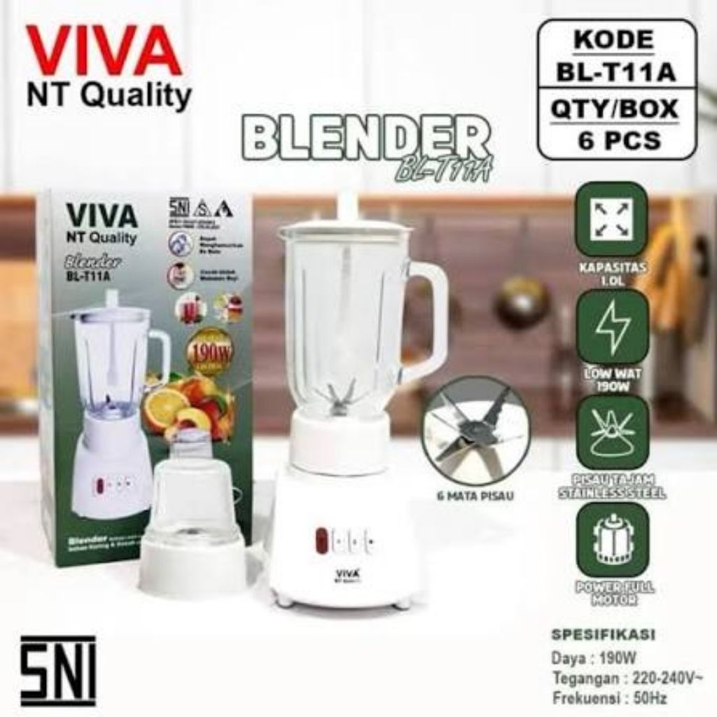 Blender 2 in 1 Viva Nasional Blender Omega Nasional