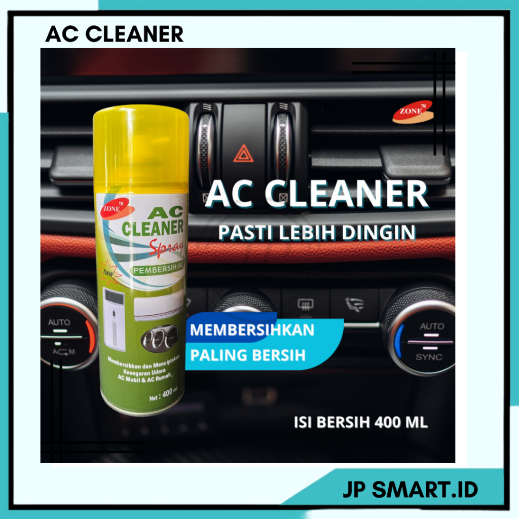 Zone AC Cleaner Spray 400ML Pembersih Ac Mobil Atau Rumah Membersihkan Dan Menciptakan kesegaran Uda