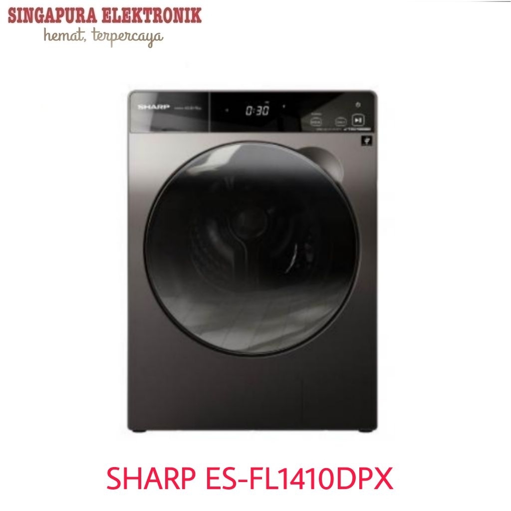 Sharp Mesin Cuci Bukaan Depan 10,5Kg ES-FL1410DPX