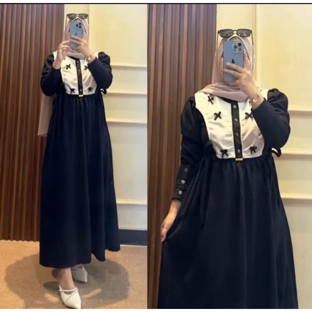 MECCA DRESS TRENDY // MIDI DRESS MECCA TERLARIS // GAMIS WANITA MECCA TERBARU 2026