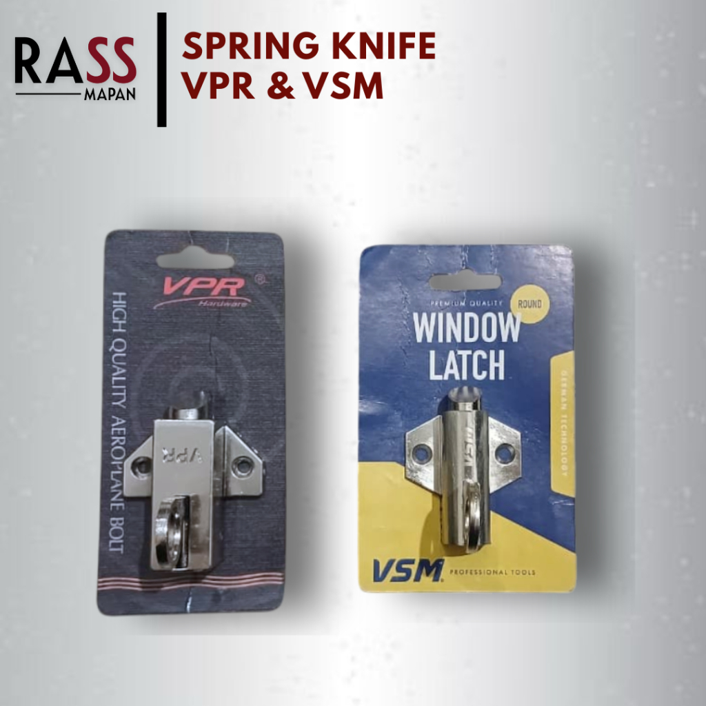 Spring Knife Grendel Kodok Pintu Jendela VPR