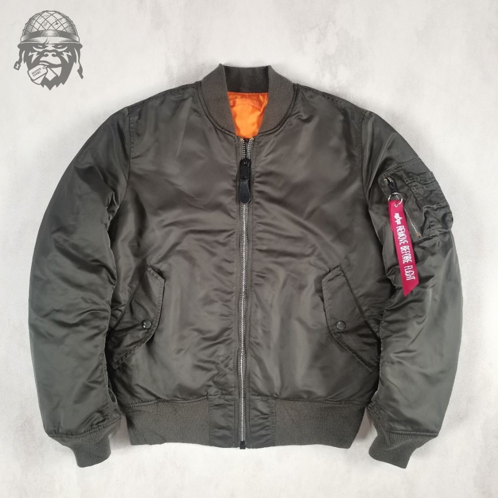 Alpha Industries MA-1 bomber Reversible / alpha industries jacket / bukan m65 jacket
