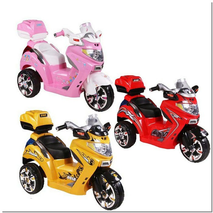 Pliko 8158 Vespa Scoopy / Motor Aki Anak / Mainan Anak