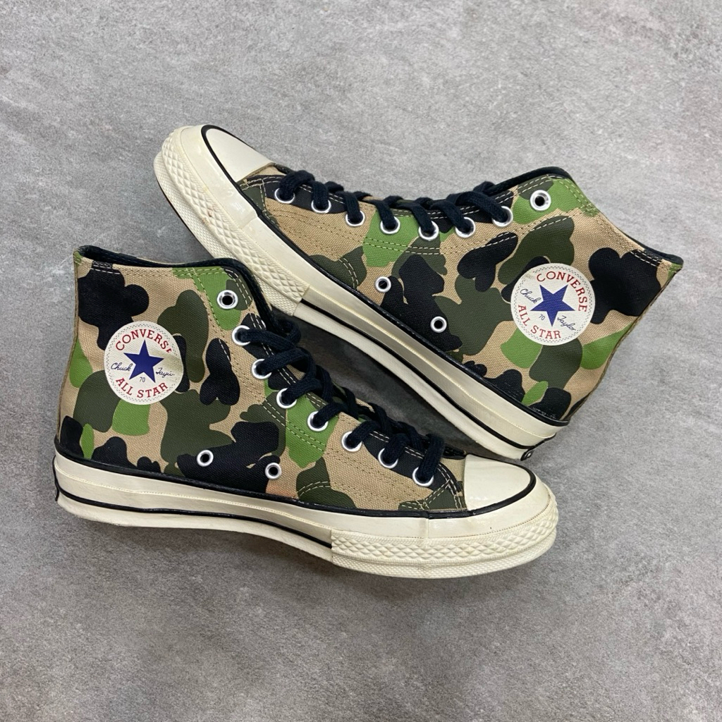 [Size 40] Converse Chuck Taylor 70s High Camo Candied Ginger 2018 (163407C) Second Original Kondisi 