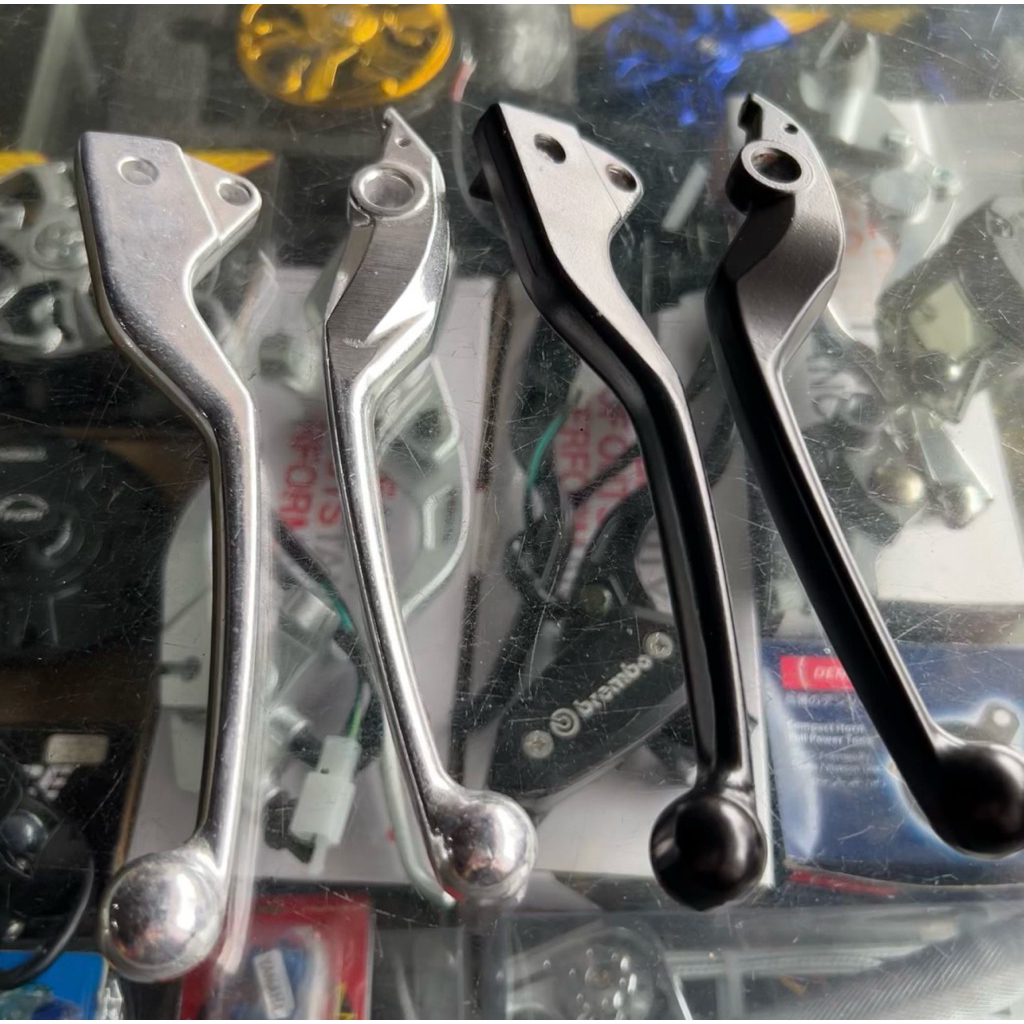 Handle Standar Set Crome & Hitam Motor Beat New Cbs iss - Scoopy New Cbs iss - Vario cbs - 125 & 150