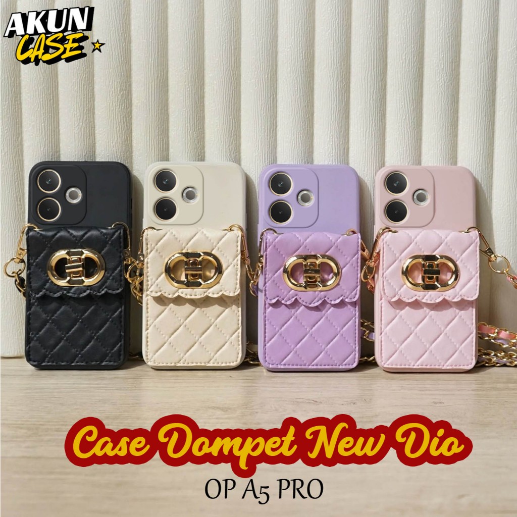 Softcase Dompet New Dior For OPPO A5 PRO A3 PRO A3X A5i A5X - Case Dompet  - Case Oppo