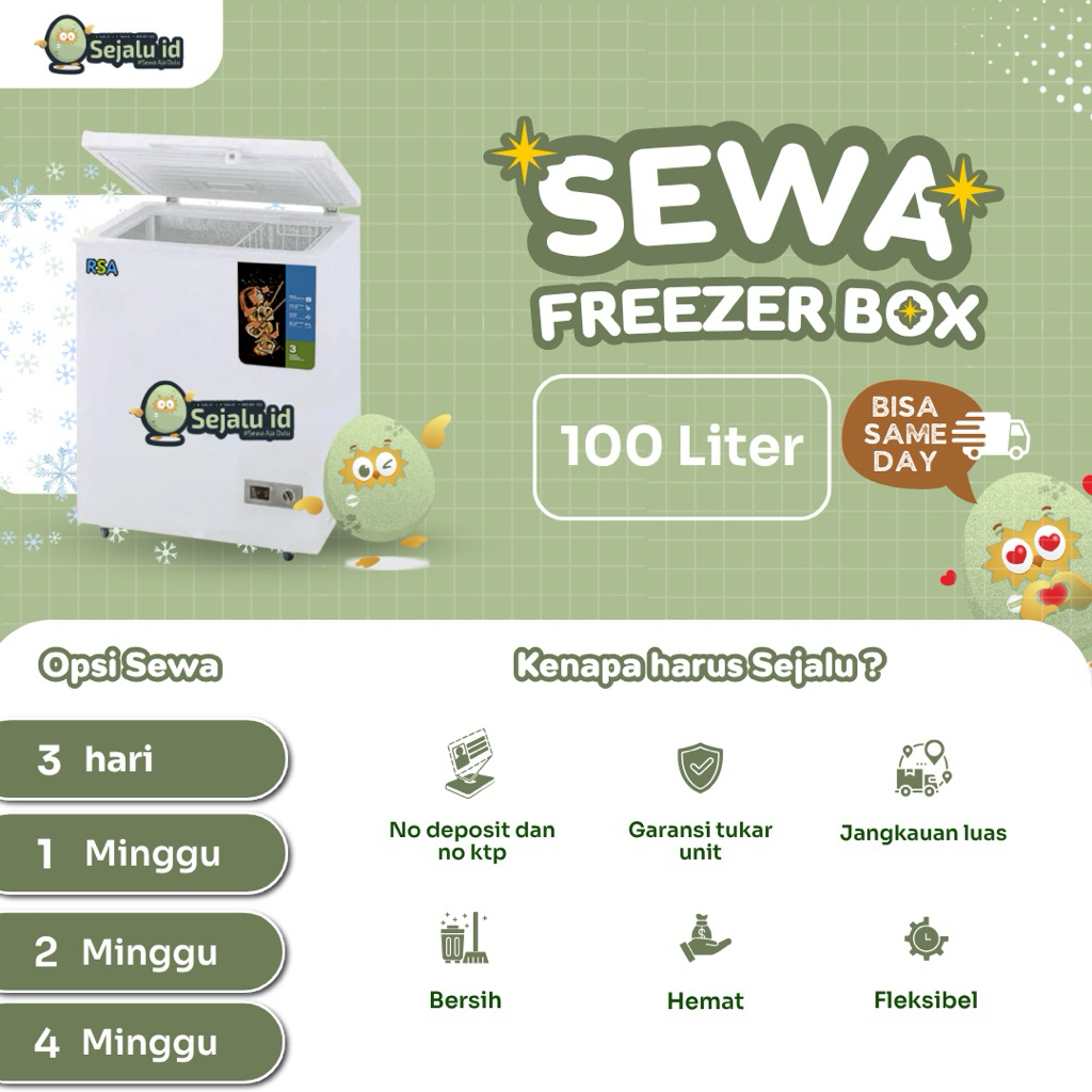 SEWA FREEZER 100 liter RSA CF 110