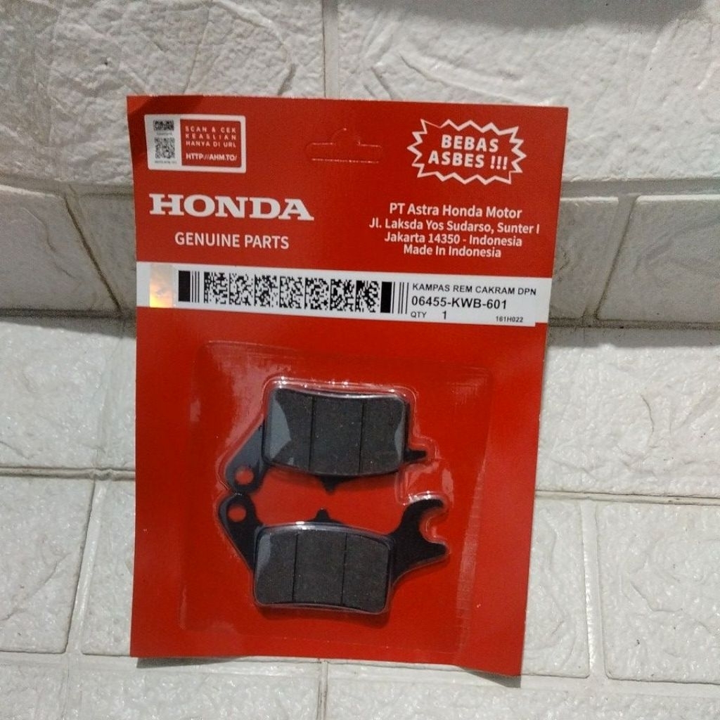 DISPAD KAMPAS REM DEPAN BLADE REVO ABSOLUTE SUPRA X 125 F1(KWB)