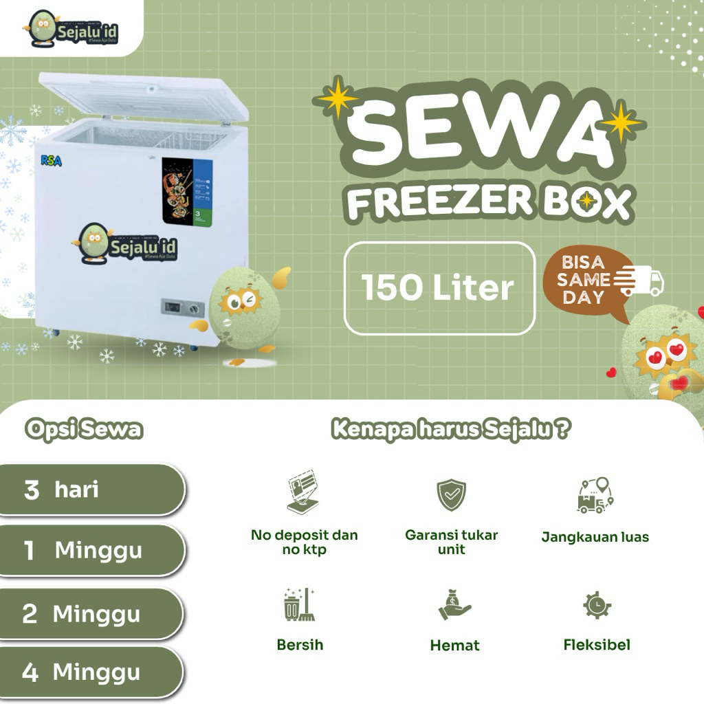 SEWA FREEZER 150 liter RSA CF 160