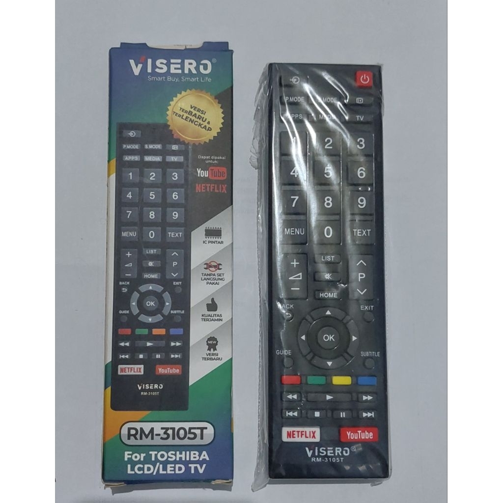 Remote TV Smart Toshiba LCD/LED TV
