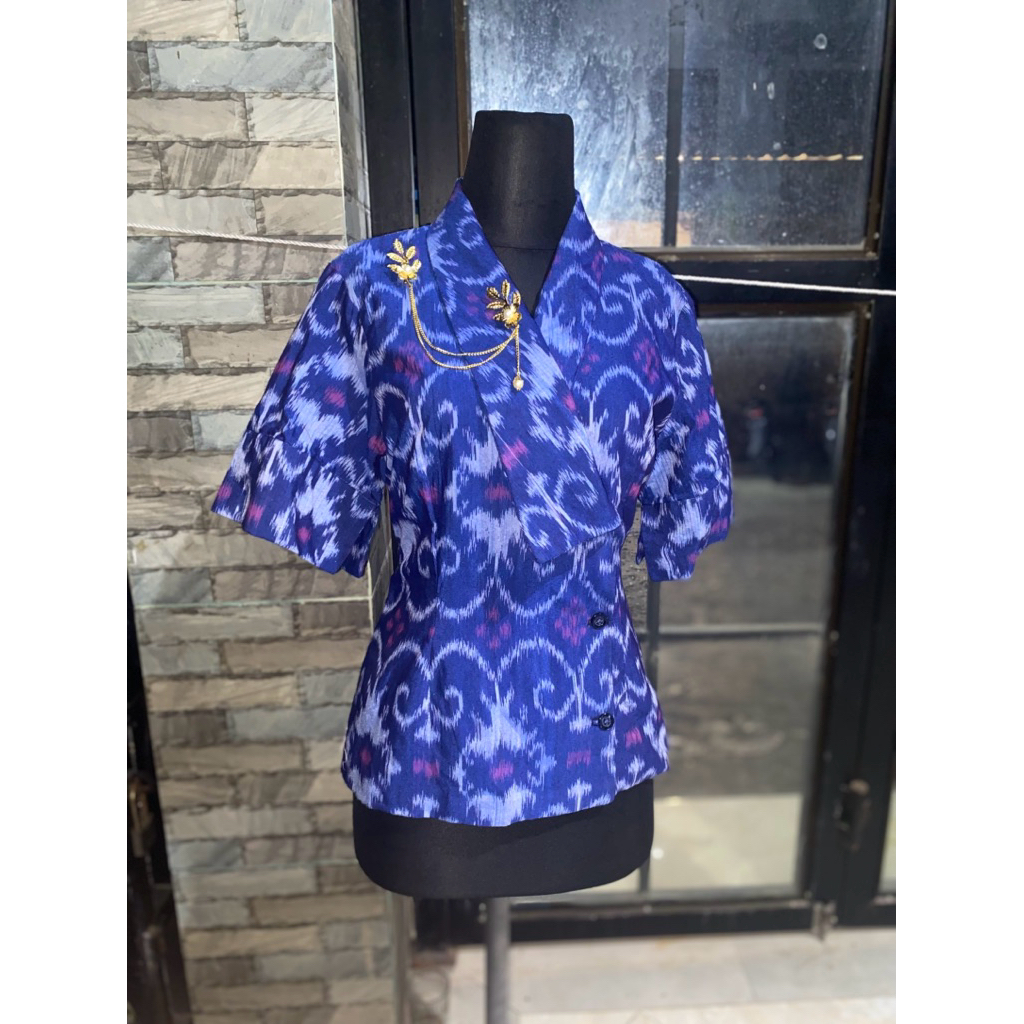 BAJU KERJA ENDEK SEMI BLAZER | BAJU ENDEK WANITA | BLOUSE ATASAN