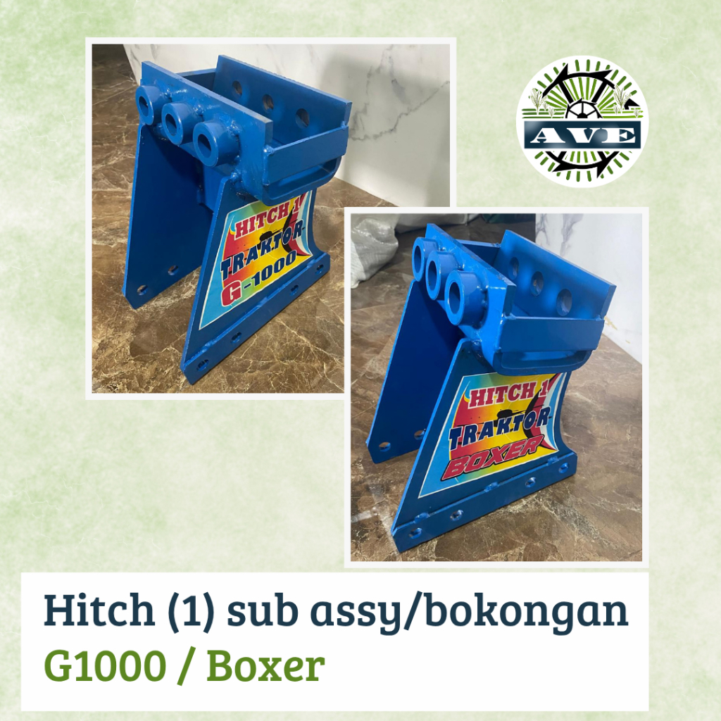 Hitch (1) sub assy / bokongan / Penggandeng Bajak Traktor Quick G100 / Boxer