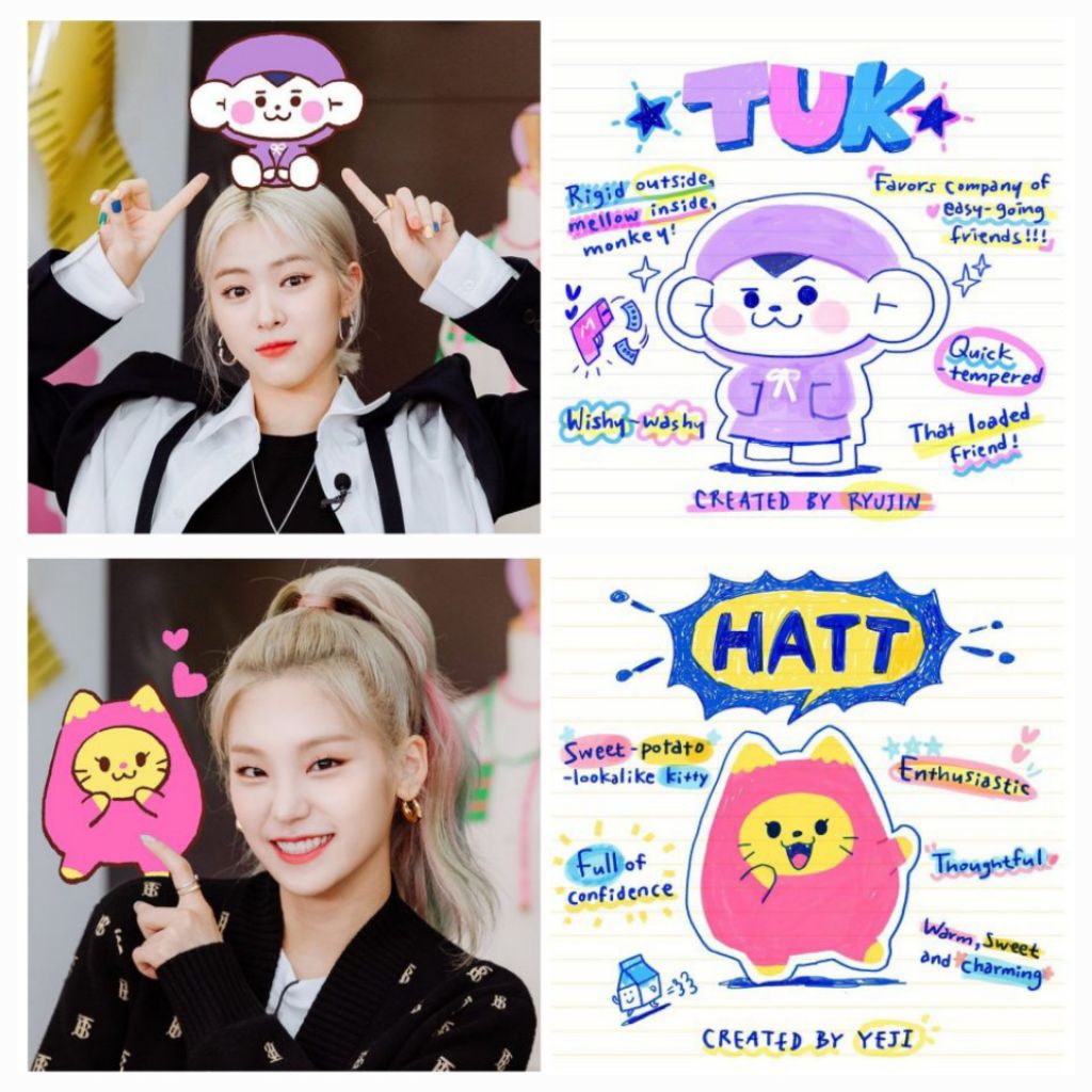 DOLL ITZY WDZY X LINE FRIENDS RYUJIN YEJI OFFICIAL