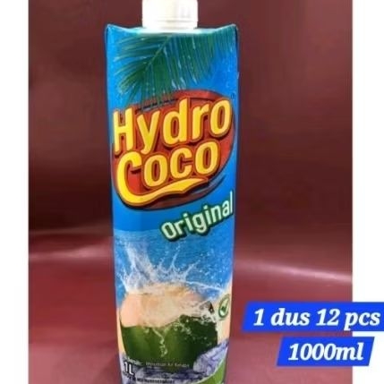 Hydro Coco ORIGINAL 1 L Per Dus ( isi 12 ) Air kelapa coconut 1000ml