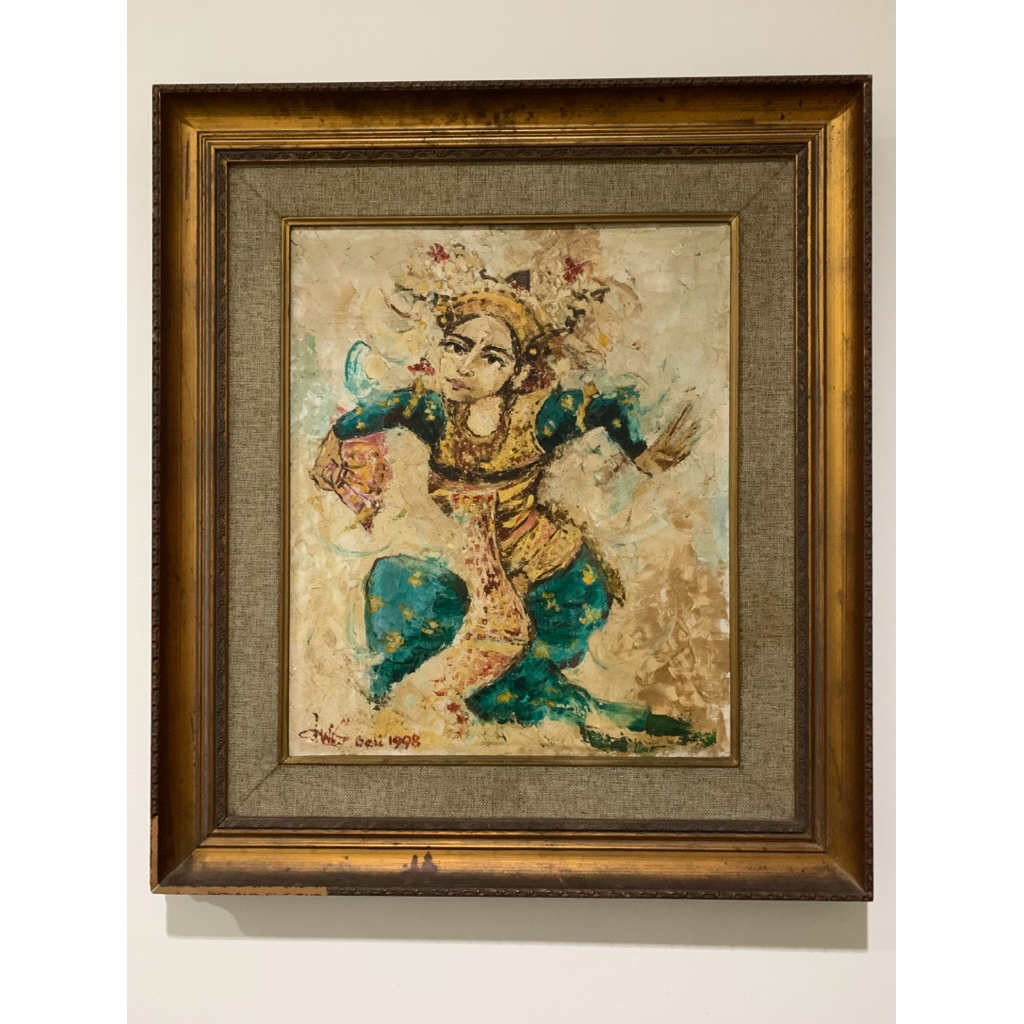 Lukisan Canvas Oil Bali Dancer