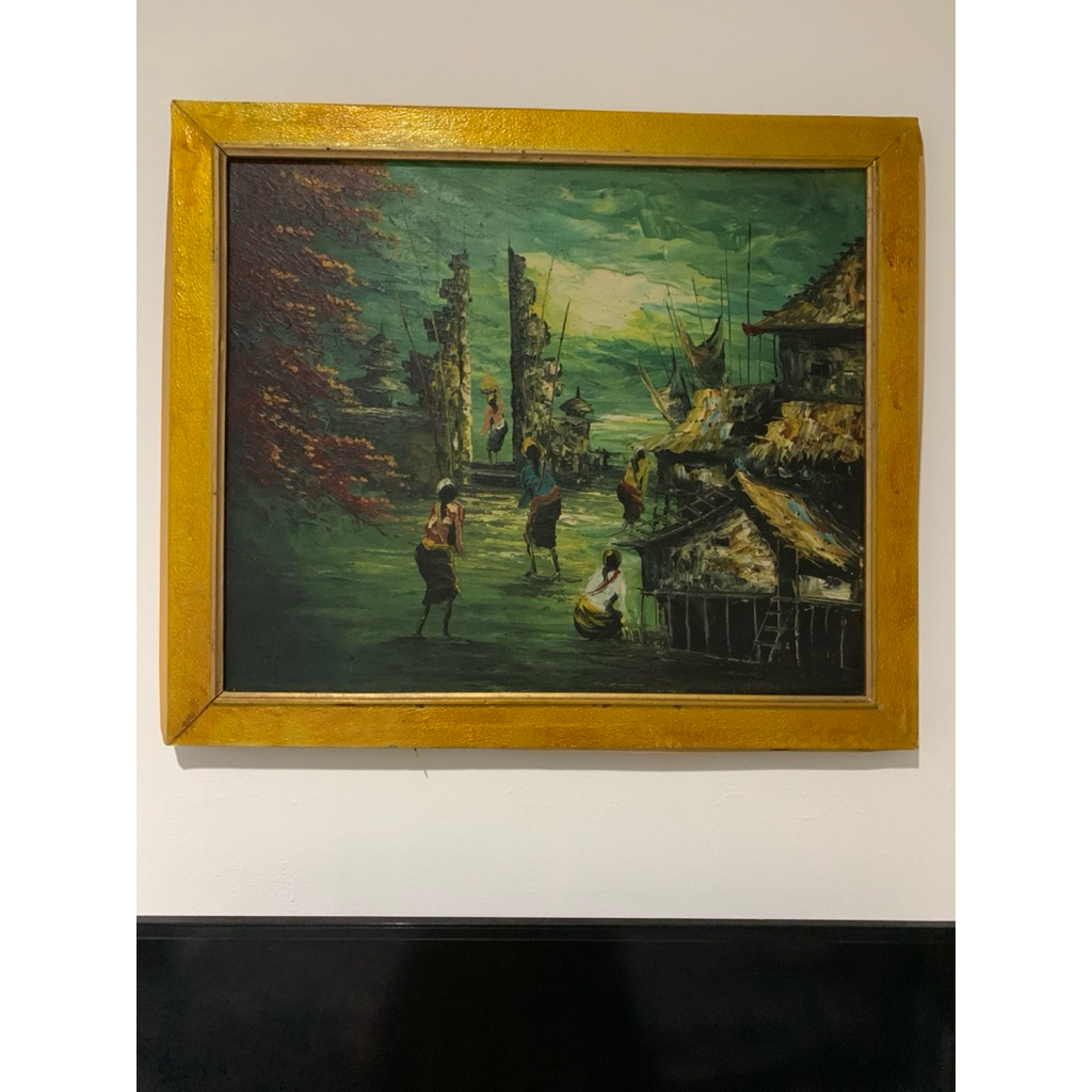 Lukisan Bali Canvas Oil