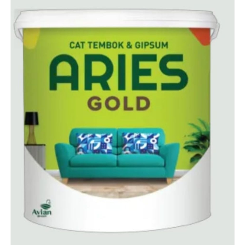 Cat Tembok Aries Gold 4,5 Kg