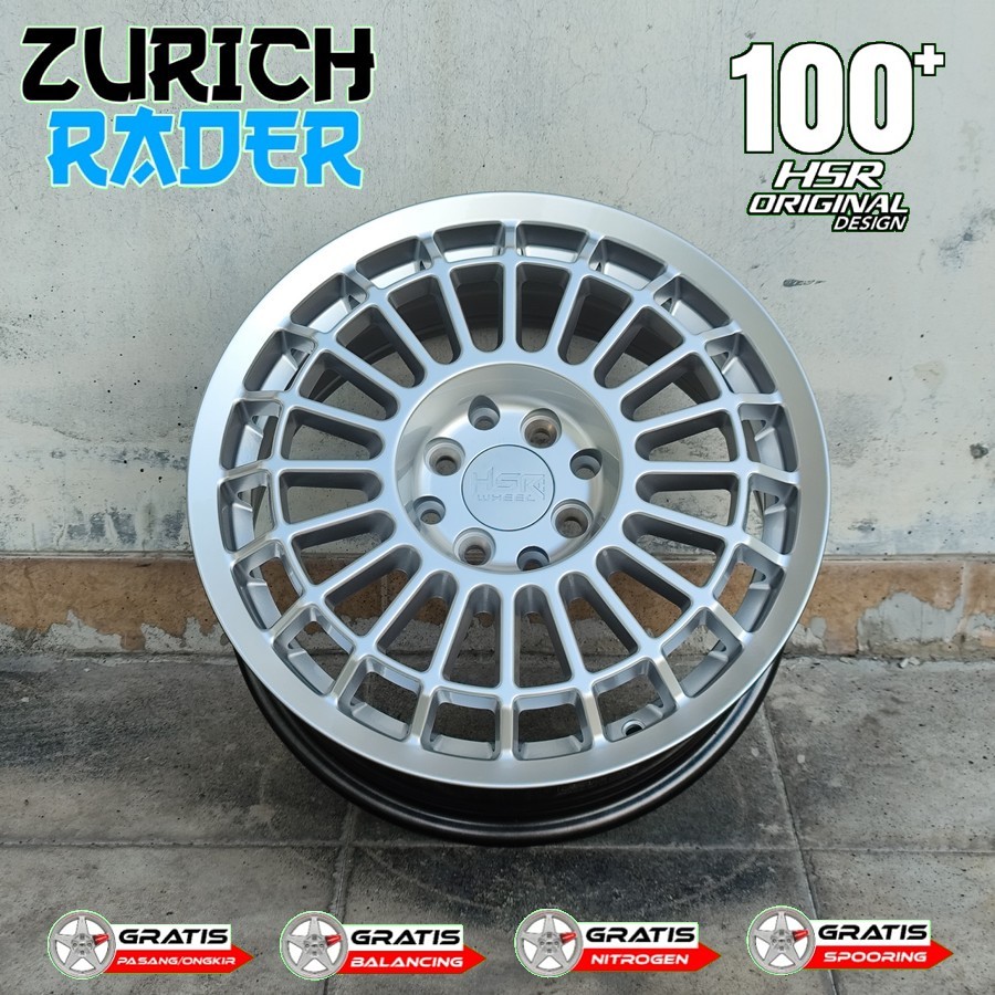 Velg Mobil Hsr Ring 16 Futbuls Pcd 4x100 4x114,3 Untuk Mobilio Baleno March Panther Avanza Cielo