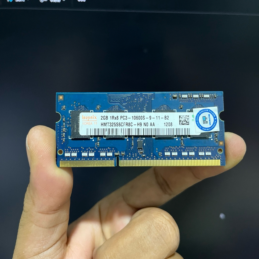 RAM LAPTOP HYNIX 2GB 1Rx8 PC3-10600S/1333MHZ DDR3